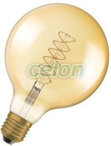 LED Vintage Dekor izzó 4.8W 420lm VINTAGE 1906 LED DIM E27 Szabályozható 2200K, Fényforrások, LED Vintage Edison dekor izzók, Osram