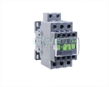 Contactor, 3-poli, 25A AC-3, cont. 400 V AC,integrat 1 NC + 1 NO contacte auxiliare, Alte Produse, Noark, Noark