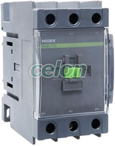 Contactor, 3-poli, 100A AC-3, cont. 400 V AC,integrat 1 NC + 1 NO contacte auxiliare, Alte Produse, Noark, Noark