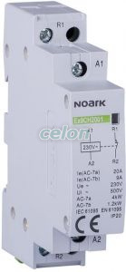 Releu de instalare, 20 A, cont. 24 V, 1 NC + 1 NO contact, Alte Produse, Noark, Noark