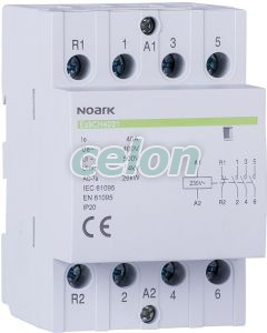 Contactor de instalare, 63 A, cont. 240 V, 4 NO contact, Alte Produse, Noark, Noark