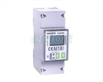  Contor de energie inteligent 1-pol, 2-module, 100 A, 1-tarif, afișaj LCD, Alte Produse, Noark, Noark