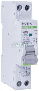 RCBO electronic, 1 modul, Icn=6kA, 1+Npoli, car. C, In=40A, IΔn=30mA, tip AC, Alte Produse, Noark, Noark