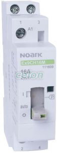 Contactor modular si cu comutare manuala , 20A , 220-240V AC, 2 NO contacte, Alte Produse, Noark, Noark