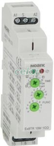 Releu de timp multifuctional, 10 functii, contact 16A, 1CO 12-240V AC/DC, Alte Produse, Noark, Noark