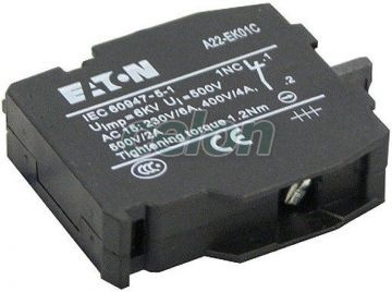 Element De Contact A22-Ek01C 254463-Eaton, Alte Produse, Eaton, Întrerupătoare și separatoare de protecție, Eaton