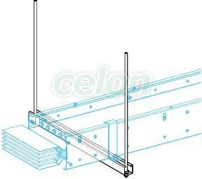 CANALIS KT lapos tartó H124 KTB0124ZA7, Egyéb termékek, Schneider Electric, Egyéb termékek, Schneider Electric