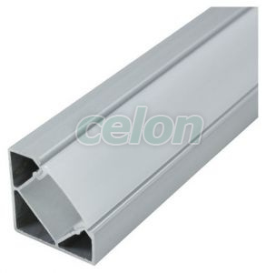Belső sarok Led profil (Takaró búra nélkül) Alumínium H:18mm L:1m W:18mm Ezüst, Világítástechnika, LED szalagok, Led profilok, Lumen