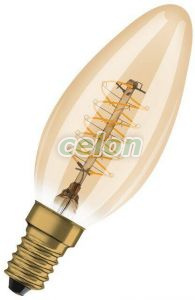 VINTAGE 1906 LED CLASSIC A,B,P SLIM FILAMENT DIMMABLE Bec Led Decorativ Vintage 3.40W 250lm E14 2200K, Surse de Lumina, Lampi LED Vintage Edison, Ledvance