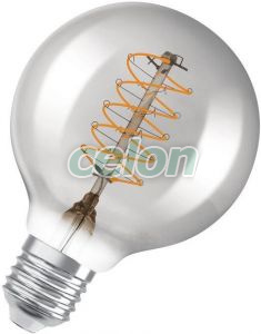 VINTAGE 1906 LED CLASSIC SLIM FILAMENT GLOBE DIMMABLE LED Vintage Dekor izzó 7.80W 360lm E27 1800K, Fényforrások, LED Vintage Edison dekor izzók, Osram