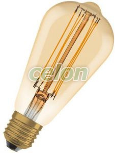 VINTAGE 1906 LED CLASSIC SLIM FILAMNET EDISON DIMMABLE LED Vintage Dekor izzó 8.80W 806lm E27 2200K, Fényforrások, LED Vintage Edison dekor izzók, Osram