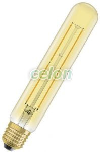 Vintage 1906 Tubular 35 Filament 4W 820 Gold E27 / 4099854091889, Surse de Lumina, Lampi LED Vintage Edison, Osram