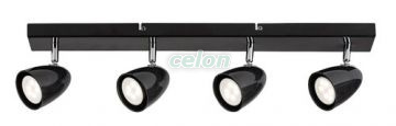 PERICO Plafoniera tip spot D:70mm GU10 4x5W, Corpuri de Iluminat, Iluminat de interior, Aplice si plafoniere tip spot, Rabalux