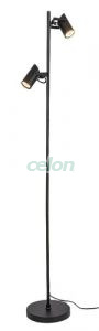 MAXIMILIAN Lampadar D:55mm GU10 2x10W, Corpuri de Iluminat, Iluminat de interior, Lampadare, lampi de podea, Rabalux