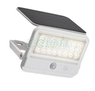 FLAXTON Lampa solara Led Exterior 7W 700lm 4000K, Corpuri de Iluminat, Iluminat exterior curte si gradina, Lampi solare, Rabalux