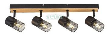 METTA Plafoniera tip spot D:60mm E14 4x40W, Corpuri de Iluminat, Iluminat de interior, Aplice si plafoniere tip spot, Rabalux