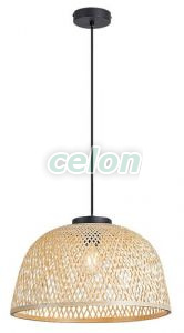 RATTAN Lustra D:405mm E27 1x25W, Corpuri de Iluminat, Iluminat de interior, Lustre si Pendule, Rabalux