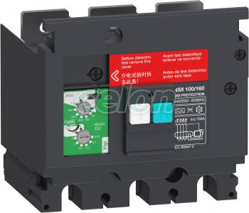 Modul de protectie diferentiala Vigi, ComPacT NSX 100/160, 440-550 V c.a., 30 mA pana la 30A, 3P, Alte Produse, Schneider Electric, Distributie electrica de joasa tensiune, Produse si Sisteme, Intreruptoare de putere si separatoare de sarcina, Intreruptoare automate in carcasa turnata, ComPact NSX, Schneider Electric