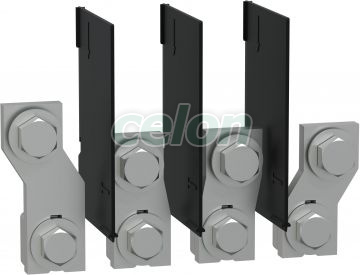 spreaders with interphase barriers, TransferPacT, accessories for Frame 630A, 4P, incomings only, set of 4, Alte Produse, Schneider Electric, Distributie electrica de joasa tensiune, Produse si Sisteme, Intreruptoare de putere si separatoare de sarcina, Inversoare de sursa, TransferPacT, Schneider Electric