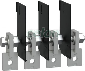 edgewise terminal extensions with interphase barriers, TransferPacT, Frame 630 A, 4P, set of 4, Alte Produse, Schneider Electric, Distributie electrica de joasa tensiune, Produse si Sisteme, Intreruptoare de putere si separatoare de sarcina, Inversoare de sursa, TransferPacT, Schneider Electric