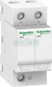 Descărcător de supratensiuni modular 2P 10 kA – 25 kA Iprd20, Acti9 A9L16446 - Schneider Electric, Aparataje modulare, Protectie impotriva supratensiunilor, Schneider Electric