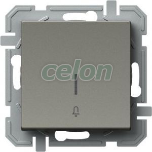 LOGIQ Buton sonerie 10A Cu indicator luminos Titan, Prize - Intrerupatoare, Gama Logiq - Tem, Mecanisme Logiq, Tem