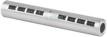 Mufă neizolată din aluminiu 16mm2, (d1=5,2mm, L=69mm), Elemente de conexiune, Papuci si mufe izolate si neizolate, Papuci şi mufe neizolate, Mufe neizolate din Al, Tracon Electric