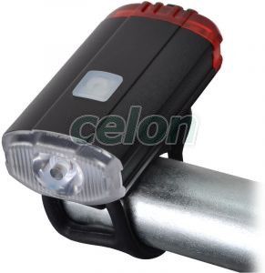 Lanternă LED pentru bicicletă,iluminare faţă-spate 2W, 5000K, 3,7 V / 800 mAh, 150lm, IP54, 2/5h, Alte Produse, Tracon Electric, Iluminat - şi corpuri de iluminat, LED HOME, Lanterne LED pentru bicicletă, Tracon Electric