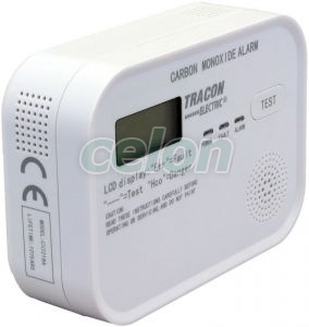 Detector monoxid de carbon 4,5 VDC (3×1,5V AA), >85 dB, Alte Produse, Tracon Electric, Aparataj, Detectoare, Detector monoxid de carbon, Tracon Electric