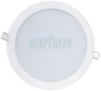 Kompakt beépíthető LED mélysugárzó 230VAC, 2,5W, 4000K, 220lm. IP20,D=92mm, EEI=F, Egyéb termékek, Tracon Electric, Világító- és lámpatestek, LED panel és mélysugárzó, Kompakt beépíthető LED mélysugárzó, Tracon Electric