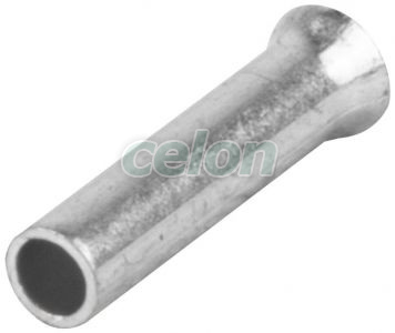 Tub de capăt neizolat,cupru electrolitic stanat 0,5mm2, L=6mm, Elemente de conexiune, Tuburi de capăt, Tuburi de capăt (cap terminal) neizolate, Tracon Electric