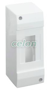 Cutie de distribuţie pe tencuială, fără uşă, 1×2 modul, IP40, (H×W×D=130×52×62mm), Alte Produse, Tracon Electric, Cutii şi dulapuri, Cutii de distribuţie, Cutii de distribuţie fără uşă, PT, Tracon Electric