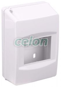 Cutie de distrib. PT, fără uşă, cu posibilitate de plombare 1×4 modul, IP40, (H×W×D=150×84×68mm), Alte Produse, Tracon Electric, Cutii şi dulapuri, Cutii de distribuţie, Cutii de distribuţie fără uşă, PT, Tracon Electric