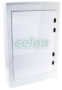 Cutie de distribuţie PT, uşăalbă, plană 3×18 (54) modul, IP40, (H×W×D=670×464×120mm), Alte Produse, Tracon Electric, Cutii şi dulapuri, Cutii de distribuţie, Cutii de distribuţie PT, cu uşă plană, Tracon Electric