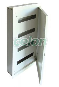 Cutie modulară de distribuţie ST, metalică,albă 4×16 mod, H×W×D=776×464×115mm, IP42, RAL1013, Alte Produse, Tracon Electric, Cutii şi dulapuri, Cutii metalice, Cutii modulare de distribuţie metalice, încastrate, Tracon Electric