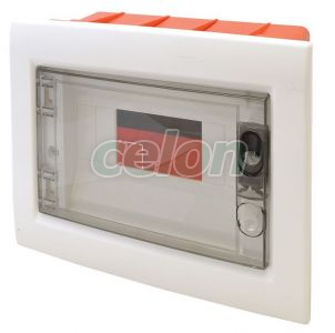 Cutie de distribuţie ST, uşă fumurie plană 1×8 (8) modul, IP40, (H×W×D=180×220×88mm), Alte Produse, Tracon Electric, Cutii şi dulapuri, Cutii de distribuţie, Cutii de distribuţie ST, cu uşă plană, Tracon Electric