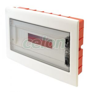 Cutie de distribuţie ST, uşă fumurie plană 1×18 (18) modul, IP40, (H×W×D=270×440×85 mm), Alte Produse, Tracon Electric, Cutii şi dulapuri, Cutii de distribuţie, Cutii de distribuţie ST, cu uşă plană, Tracon Electric