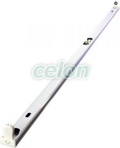 Corp de iluminat deschis, pt. tuburi luminoase T8, cu LED 230 VAC, max. 11 W, 600 mm, G13, Corpuri de Iluminat, Corpuri de iluminat profesionale, Corpuri de iluminat tehnice, Tracon Electric