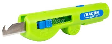 Dezizolator Quadro 8-13 mm; 0,5-6 mm2 GREEN LINE, Alte Produse, Tracon Electric, Scule, Scule pentru pregătirea cablurilor - Green Line, Tracon Electric