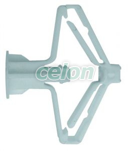 Gipszkarton szárnyas tipli L=55mm, D=10mm, PA6.6, Segédanyagok, Rögzítéstechnika, Csavarok, tiplik, Gipszkarton tiplik, Tracon Electric