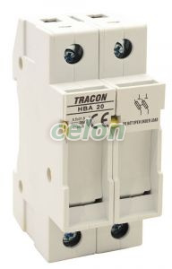 Separator de sarcină (cu siguranţe cilindrice) 20A, 8x32mm; Un=230V/400V, Alte Produse, Tracon Electric, Distribuţia energiei, Soclu siguranţe fuzibile cilindrice, Soclu siguranţe fuzibile cilindrice, Tracon Electric