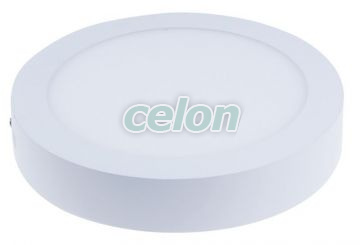 Falon kívüli LED mélysugárzó, kerek, fehér 85-265 VAC, 28 W, 1800 lm, D=300 mm, 4000 K, IP20, EEI=G, Egyéb termékek, Tracon Electric, Világító- és lámpatestek, LED panel és mélysugárzó, Falon kívüli kerek LED panel, Tracon Electric