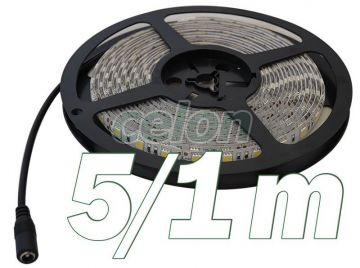 Bandă cu Led-uri, de interior SMD5050,60LED/m,14,4W/m,1440 lm/m,W=10mm,6000K,IP20,EEI=F, Alte Produse, Tracon Electric, Surse de lumină, Benzi cu LED-uri și accesorii, Benzi cu LED-uri, Benzi cu LED-uri - de interior, 24 V, Tracon Electric