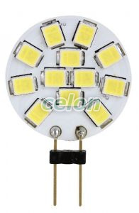 Sursă de lumină LED 12 VAC/DC, 2 W, 4000 K, G4, 140 lm, 180°, EEI=G, Alte Produse, Tracon Electric, Surse de lumină, Surse de lumină LED, Surse de lumină LED cu soclu G4, Tracon Electric