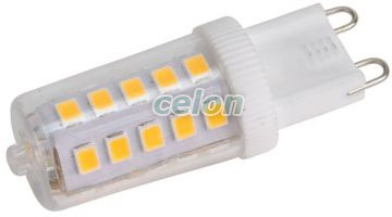 Sursă de lumină LED în carcasă din material plastic 230 VAC, 3 W, 4000 K, G9, 350 lm, 270°, EEI=E, Alte Produse, Tracon Electric, Surse de lumină, Surse de lumină LED, Surse de lumină LED cu soclu G9, Tracon Electric