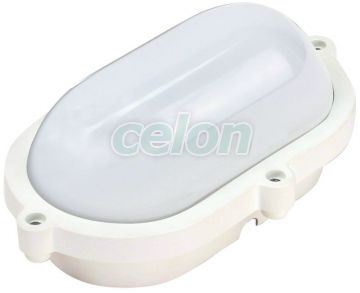 CIL LED cu grad de protectie,oval, carcasă mat. plastic 230 VAC, 50 Hz, 8 W, 710 lm, 4000 K, IP65, EEI=F, Alte Produse, Tracon Electric, Iluminat - şi corpuri de iluminat, Corpuri de iluminat cu grad de protecţie, Corpuri de iluminat cu grad de protecţie, cu sursă LED, Tracon Electric