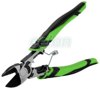 Cleşte de tăiat oblic multifuncțional Side cutter, L= 195mm, 255g, Alte Produse, Tracon Electric, Scule, Unelte de mână, Cleşti, Clește multifuncțional, Tracon Electric