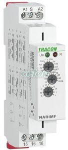 Releu de timp multifuncţional(10 funcţii) AC/DC 12-240V, 0,1s-10d, 16A/AC1, 250VAC/24VDC, Alte Produse, Tracon Electric, Relee, Relee de timp, Relee de timp NARI, Tracon Electric