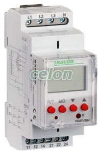 Releu supraveghere tens. pt.rețele trifazate, cu afișaj AC 230V L-N, U>,< 70-400V, 2CO 8AVAC (AC1), Alte Produse, Tracon Electric, Relee, Relee de protecţie, Relee de protecţie NARV, Tracon Electric