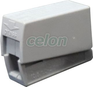 Conector pentru corpuri de iluminat In: 1-2,5mm2; Out: 0,5-2,5mm2, 24A, 400VAC, 2P, Alte Produse, Tracon Electric, Elemente de conexiune, Conexiuni, ramificaţii, Conector pentru corpuri de iluminat, Tracon Electric